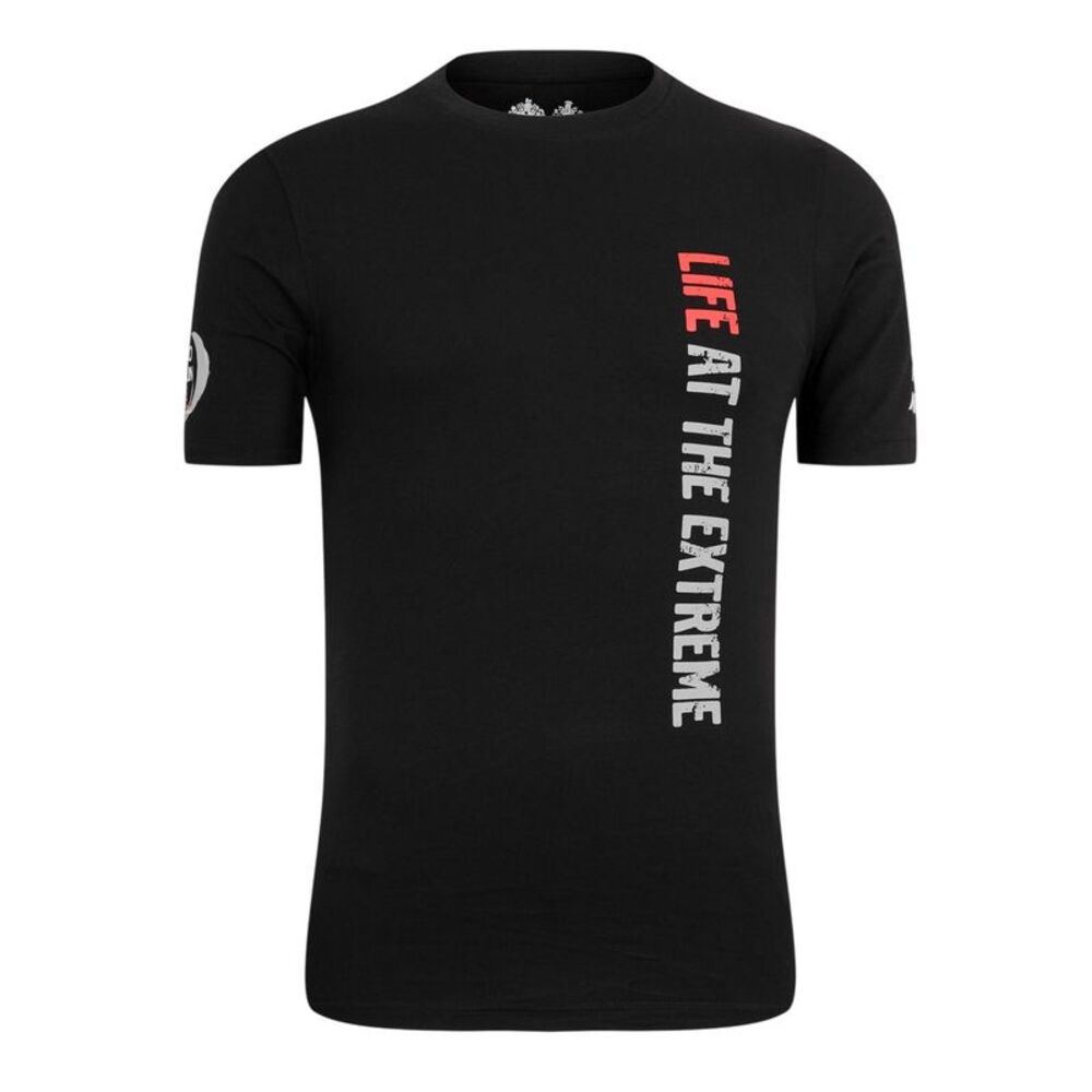 Musto Unisex Adult Tour Text Logo Regular T-Shirt / Black